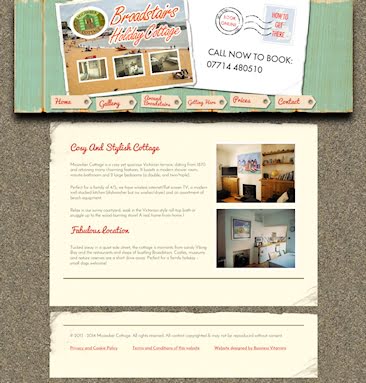 Micawber Cottage - Website Design